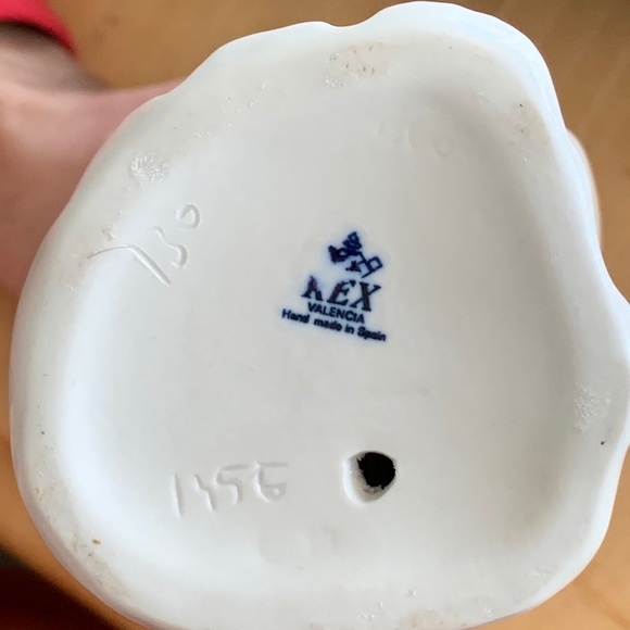 Vintage Rex Valencia Spain D’Avila Porcelain Young Girl In Nightgown Figurine - Picture 6 of 6